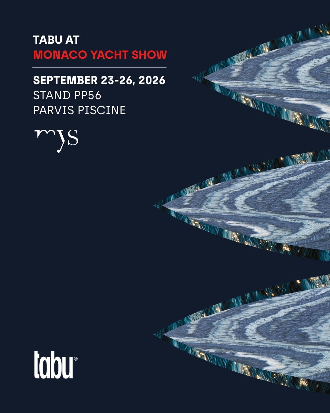 TABU al Monaco Yacht Show 2026
